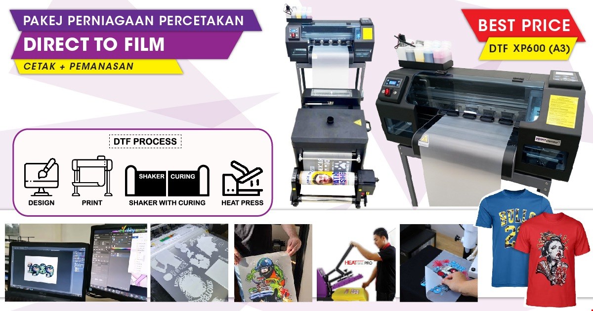 Menjelajah Kuasa Teknologi Pencetakan Direct-to-Film (DTF)