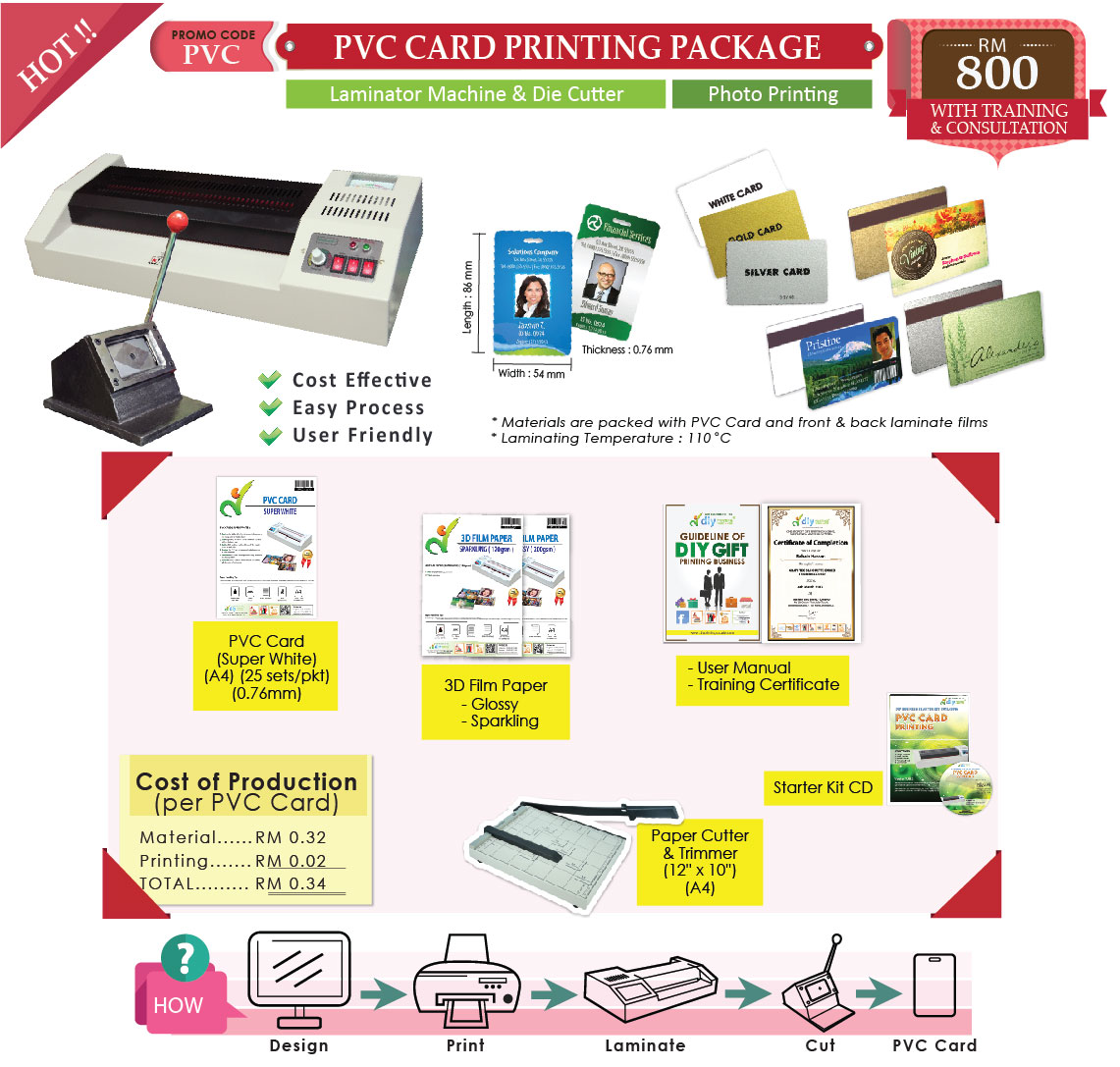 card print malaysia Malaysia ID Printing PVC Card in For Printer Card Plastic