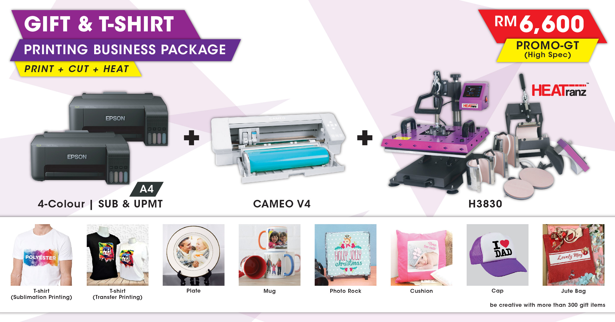 Gift & T-shirt Printing Business Package