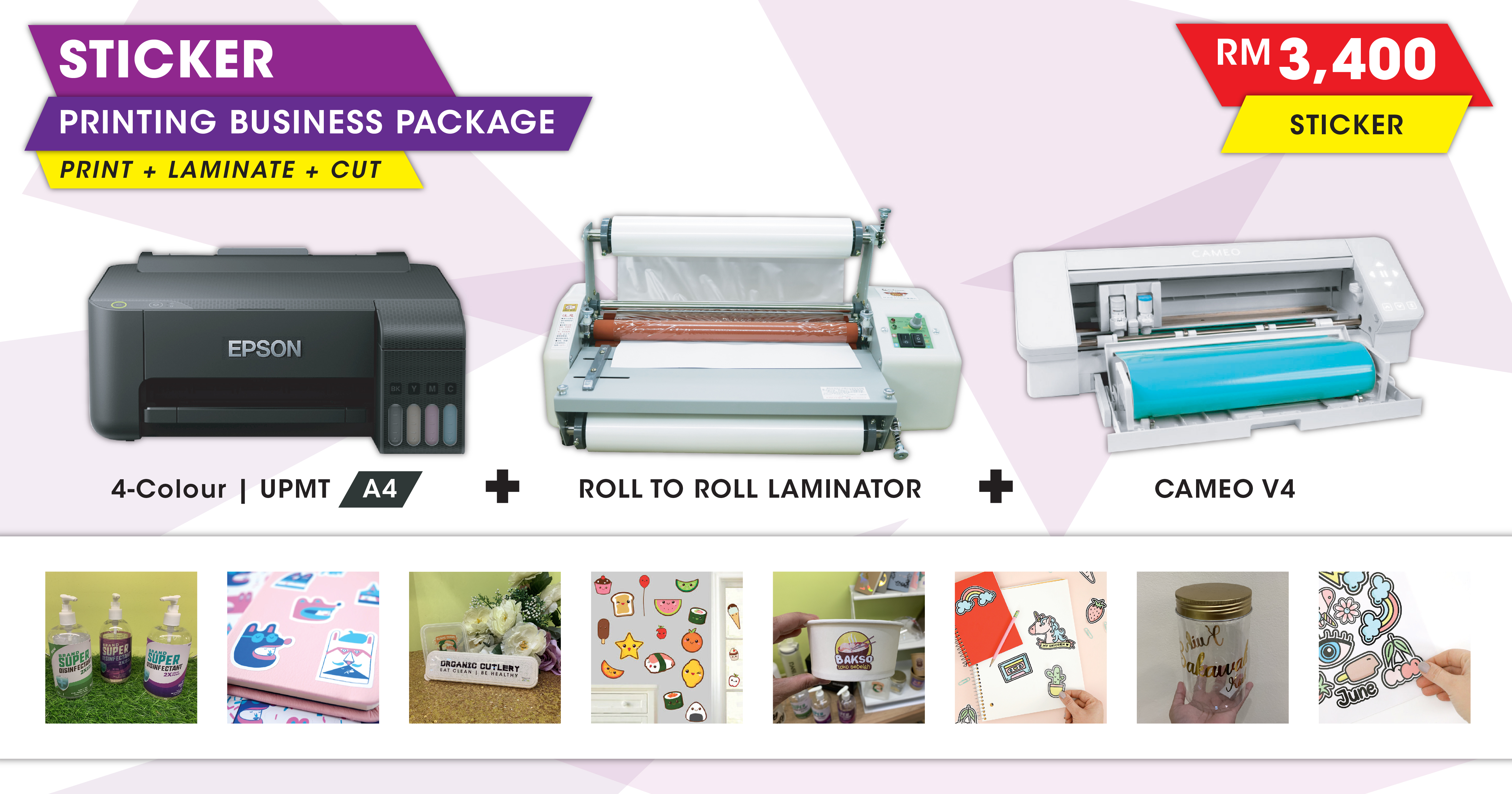 Sticker Printing Business Package