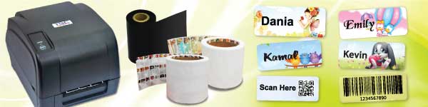 Cartoon Name Stickers (Large) (5m)